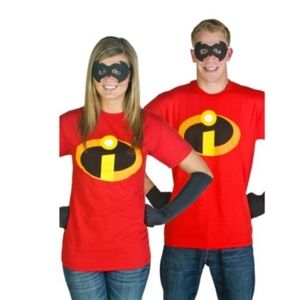 Incredibles costumes adult tshirt 2x and xl